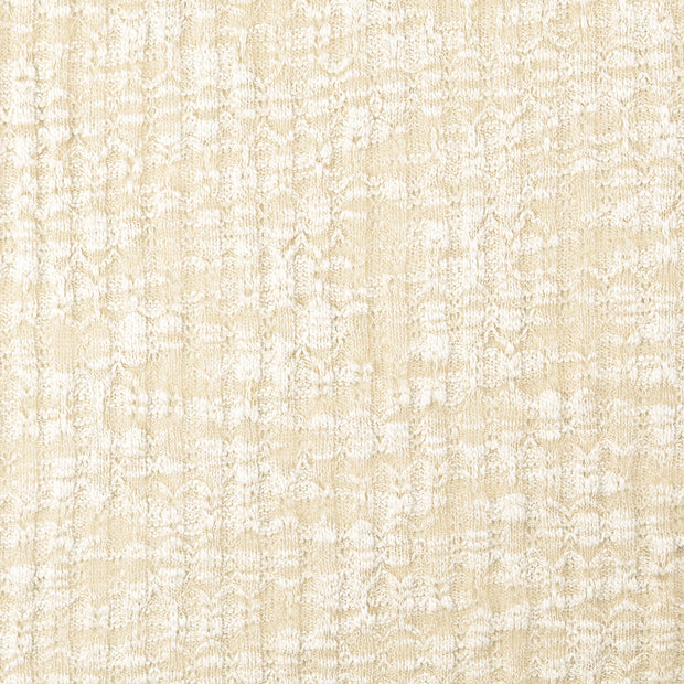 Heavy Knit tissu Unicolore Nude