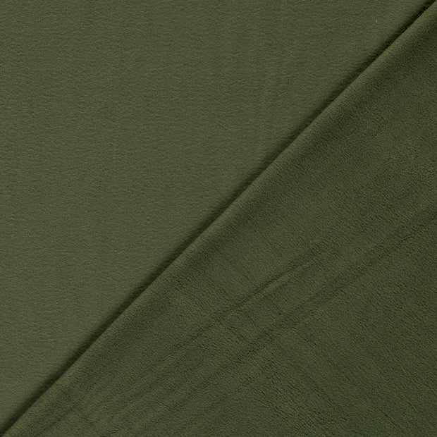 Microfleece fabrik Uni gebürstet 