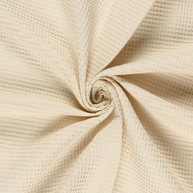 Waffelpiqué fabrik Ivory 