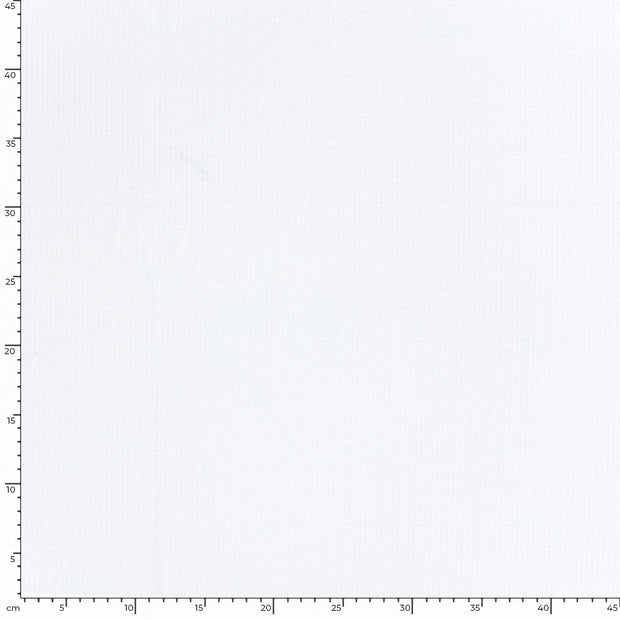 Poly Viscose Jersey fabric Unicolour Off White