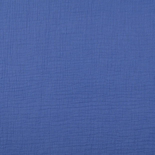 Muslin fabric Unicolour Cobalt