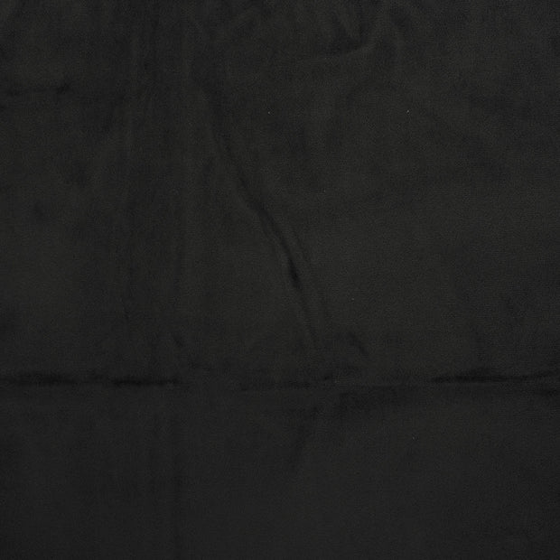Velvet fabric Black matte 