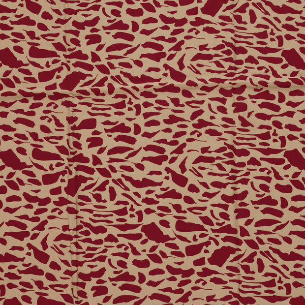 Sergé de Viscose tissu Bordeaux mat 