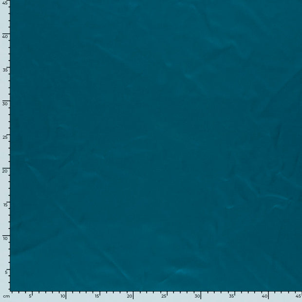 Satin fabric Unicolour Petrol