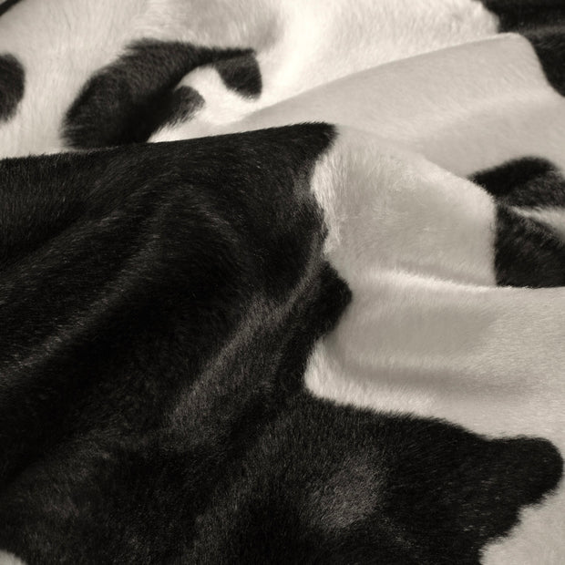 Velours tissu vaches Blanc cassé