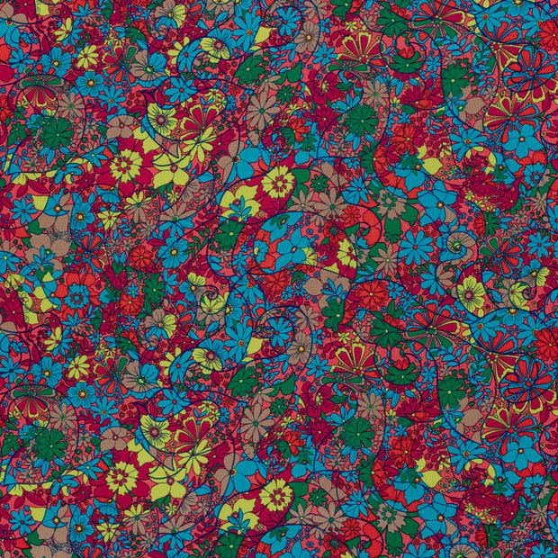 Polyester Bubble fabric Dark Red silk matte 