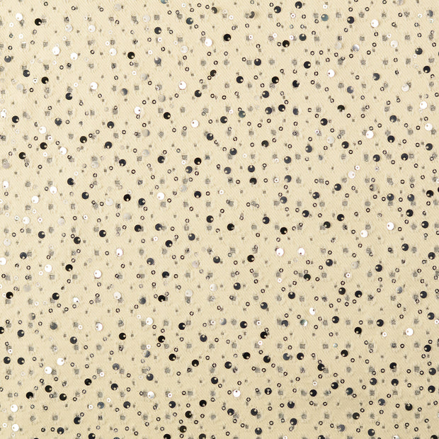  tissu pois Nude