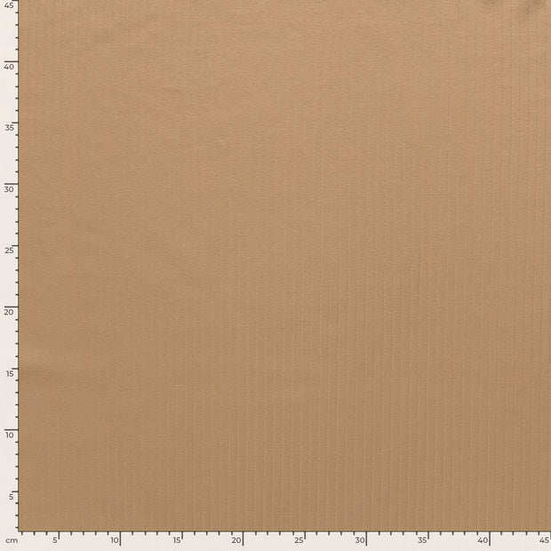 Rib Jersey fabrik Uni Nude
