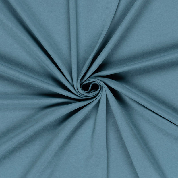 French Terry GOTS organic fabric Indigo 