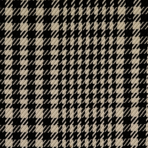 Bouclé tissu Pied-de-Poule noir