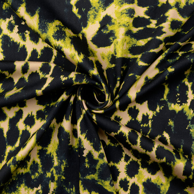 Viscose Satin fabrik grün 