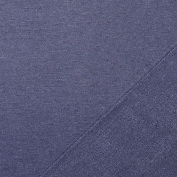 Cotton Jersey fabric Navy stone washed 