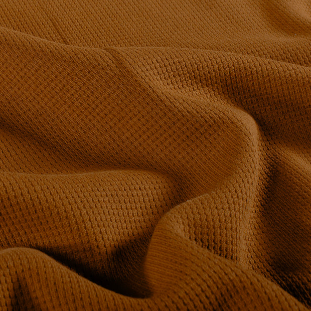Gestrickter Waffel fabrik Uni Karamell