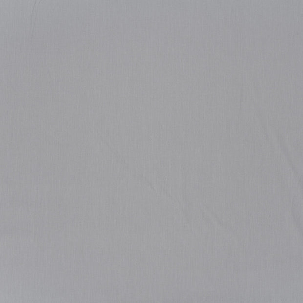 Cotton Poplin GOTS organic fabric Grey matte 