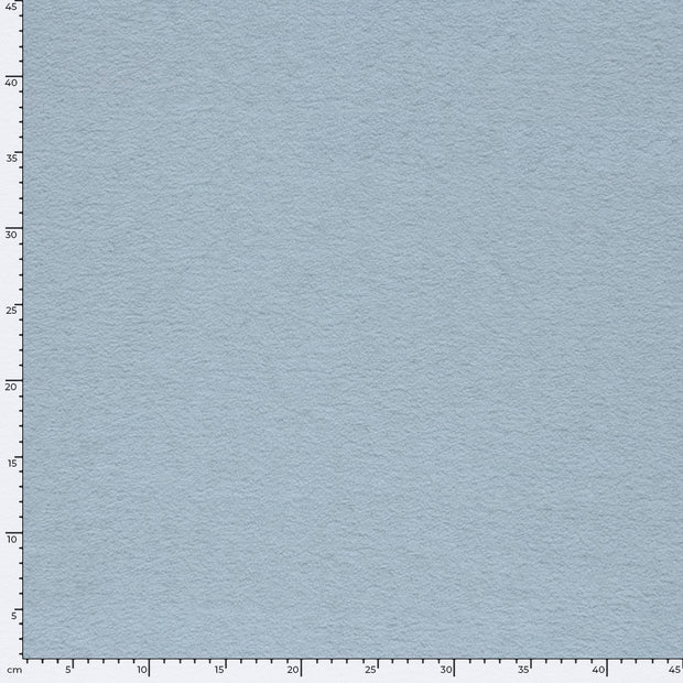 Fleece fabrik Melange Hellblau