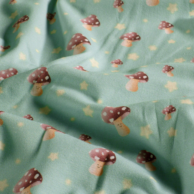 Jersey fabrik Pilze Mint