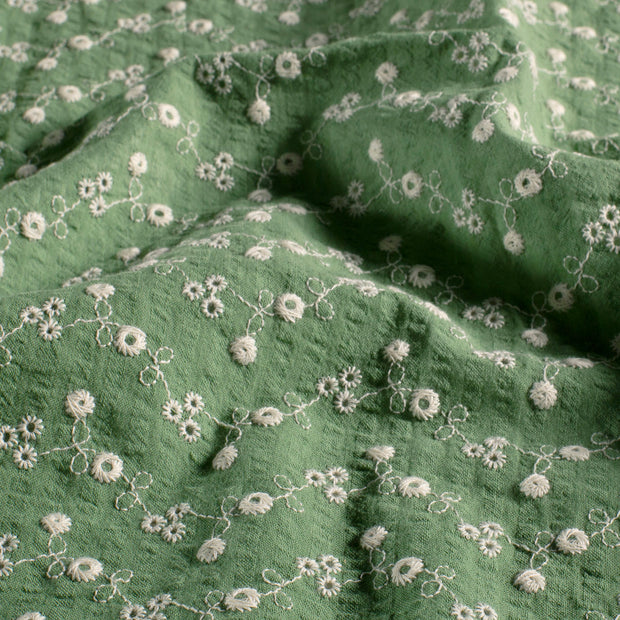  fabric Unicolour Green