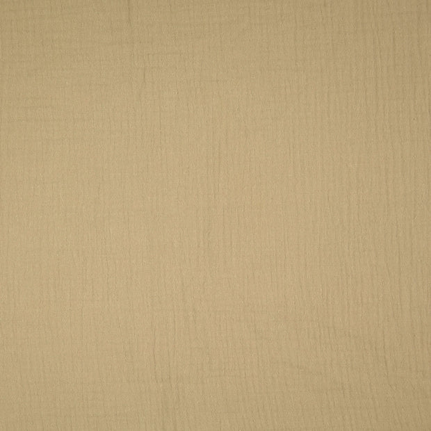 Muslin fabric Unicolour Beige
