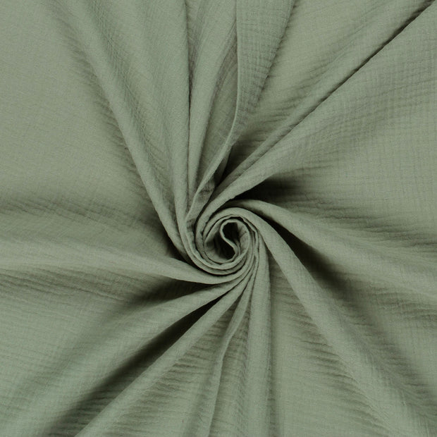 Muslin GOTS organic fabric Mint 