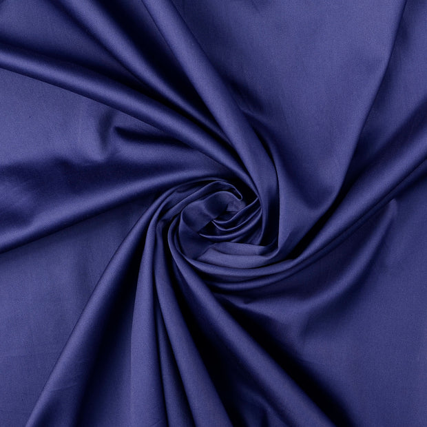 Satin fabrik Marine 