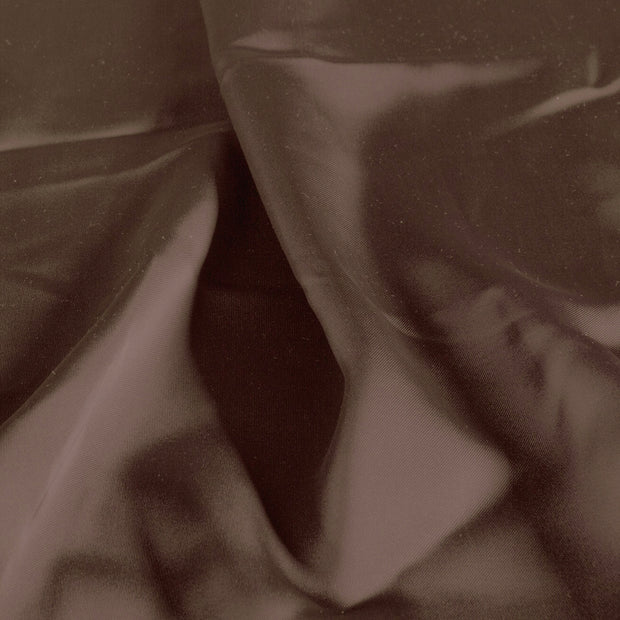 Satin fabric Unicolour Dark Brown