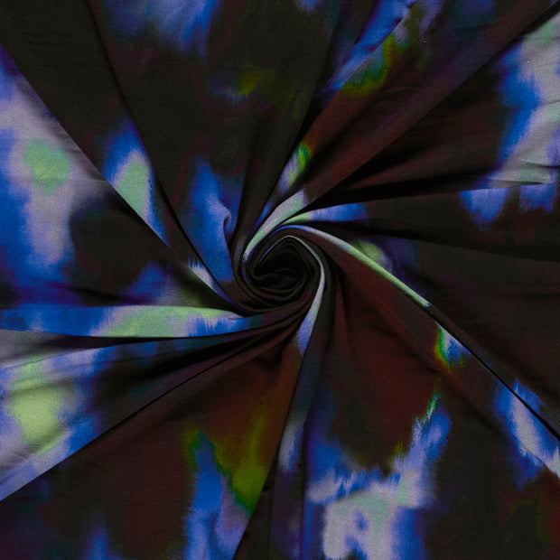 Viscose Vortex Jersey fabrik Violett digital bedruckt 