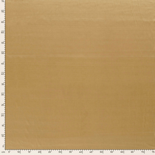 Satin Stretch fabrik Uni Kamel