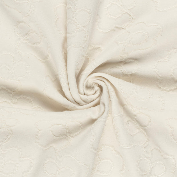 Heavy Knit fabric Off White 