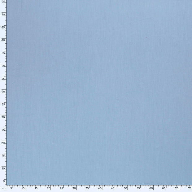 Bambou Poplin tissu Unicolore Indigo