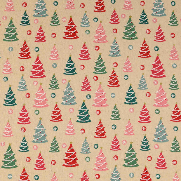 Canvas fabrik Weihnachten Wollweiß