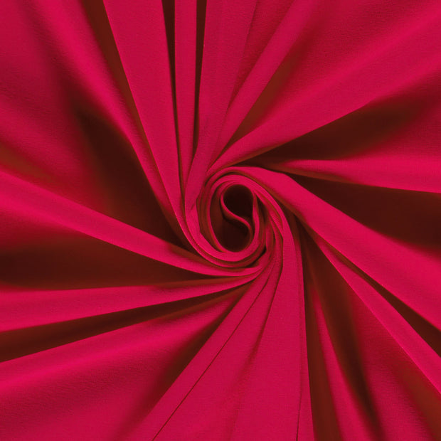 Jersey fabric Unicolour Raspberry
