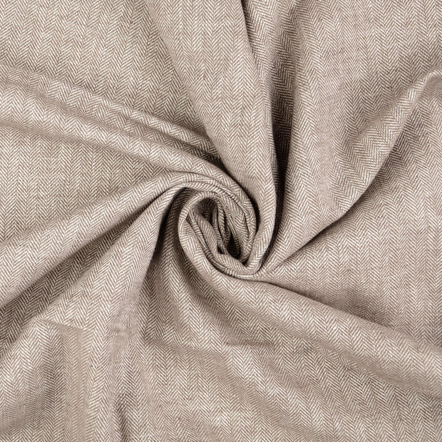 Linen fabric beige 