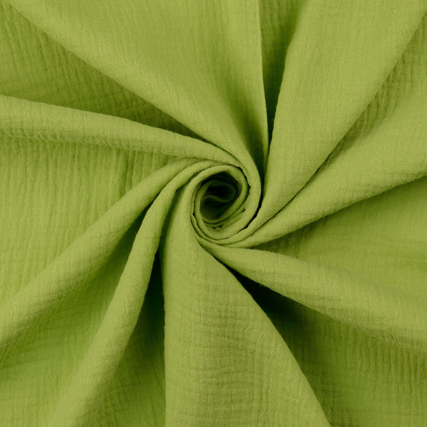 Musselin fabrik apfelgrün 