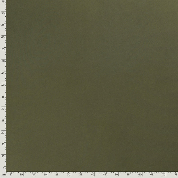 Jogging fabric Unicolour Khaki Green