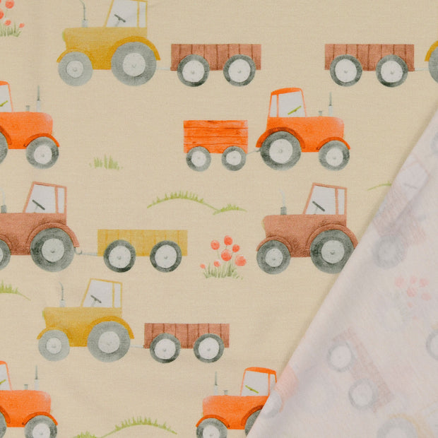 Cotton Jersey fabric digital printed 