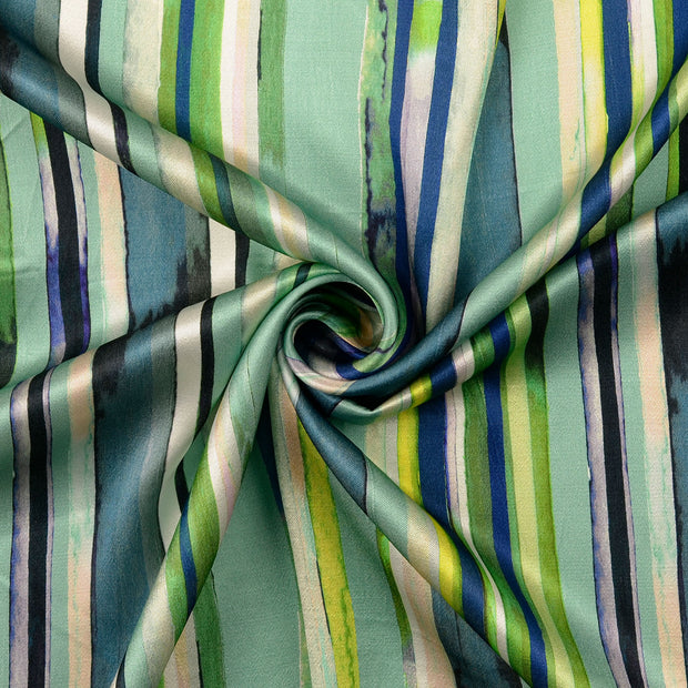Viscose satin fabric green 