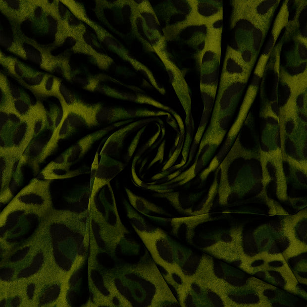 Viscose Poplin fabric Olive Green 