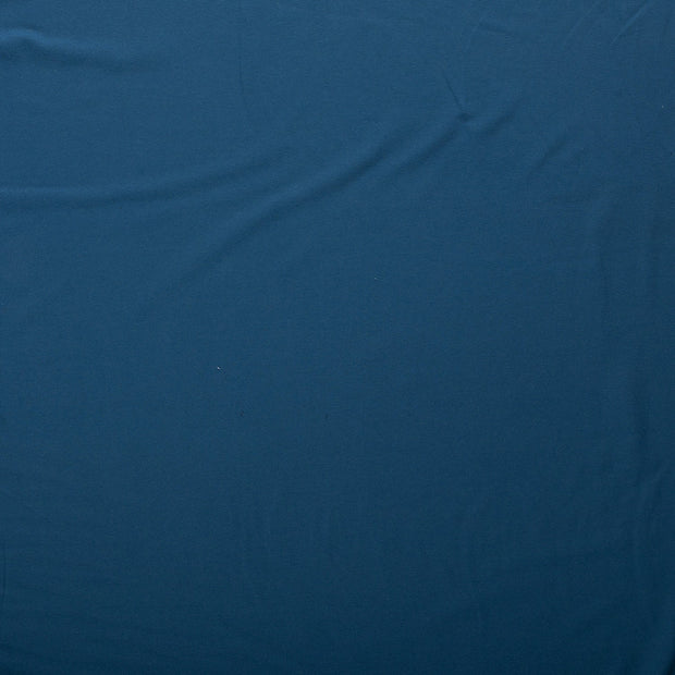 French Terry tissu Paon bleu 