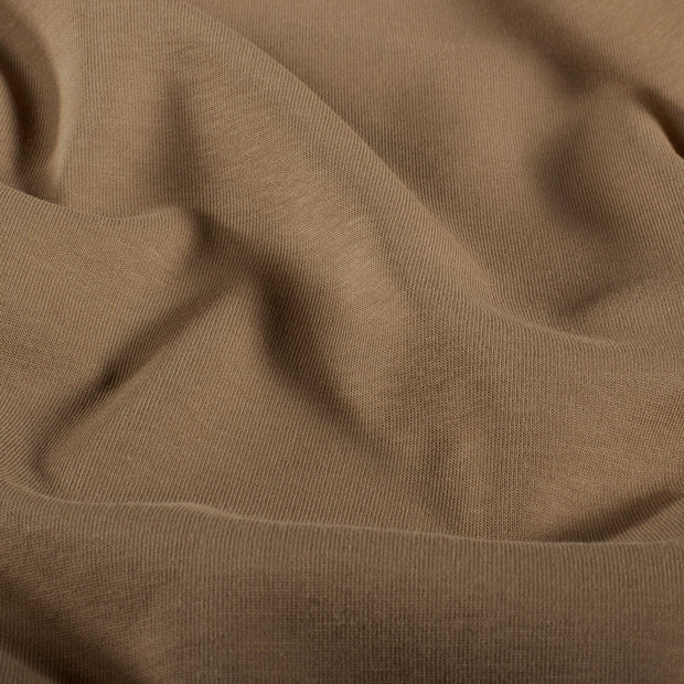 Punta di Roma fabric Unicolour Brown