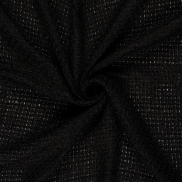 Jacquard fabrik Schwarz 