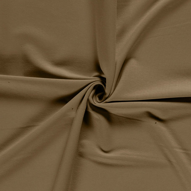 French Terry tissu Unicolore Camel