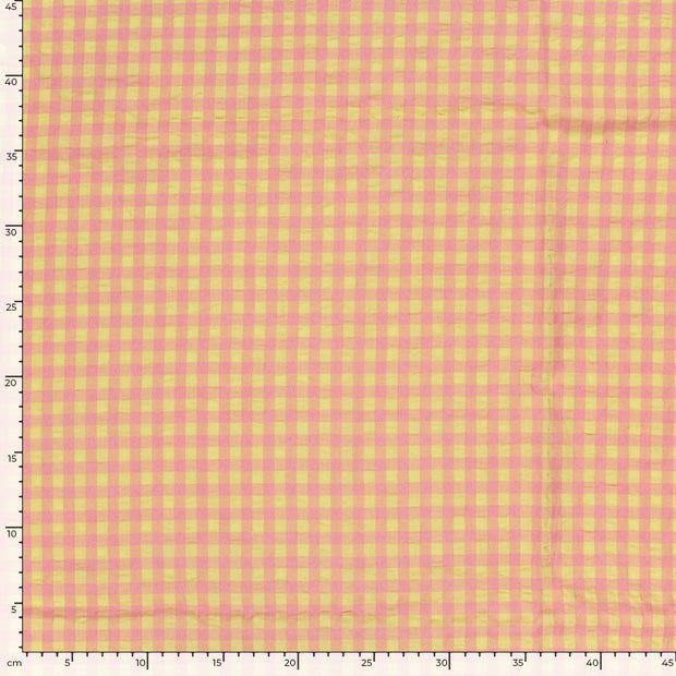 Popeline de Coton tissu Unicolore Rose clair