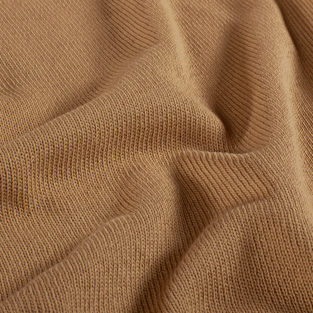 Heavy Knit fabric Unicolour Nutmeg