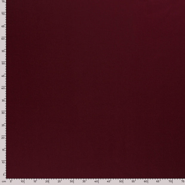 Twill Stretch fabrik Uni Bordeauxrot