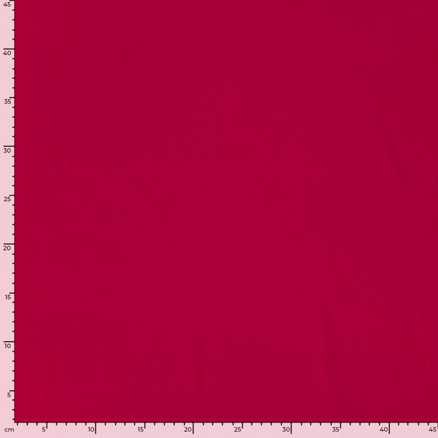 Bambou Poplin tissu Unicolore Fuchsia