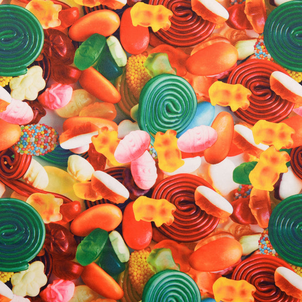 Jersey de Polyester tissu repas multicolore