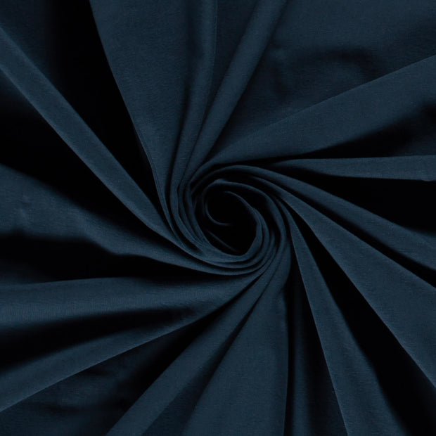 Jersey fabric Unicolour Dark Indigo