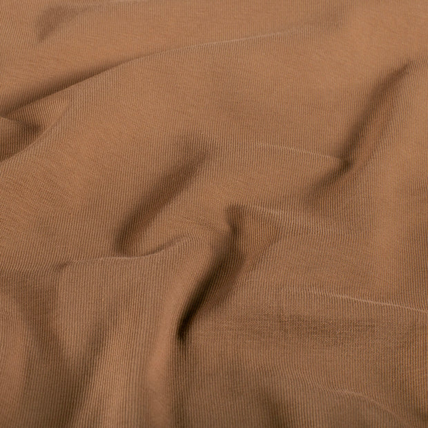Jersey tissu Unicolore Camel