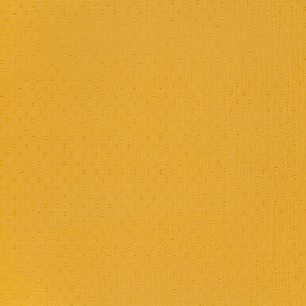 Double gaze tissu Ocre mat 