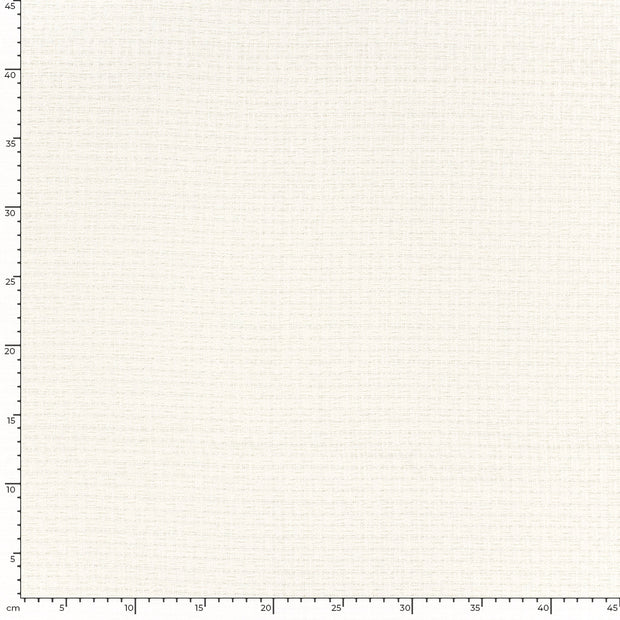 Jacquard tissu Unicolore Blanc cassé